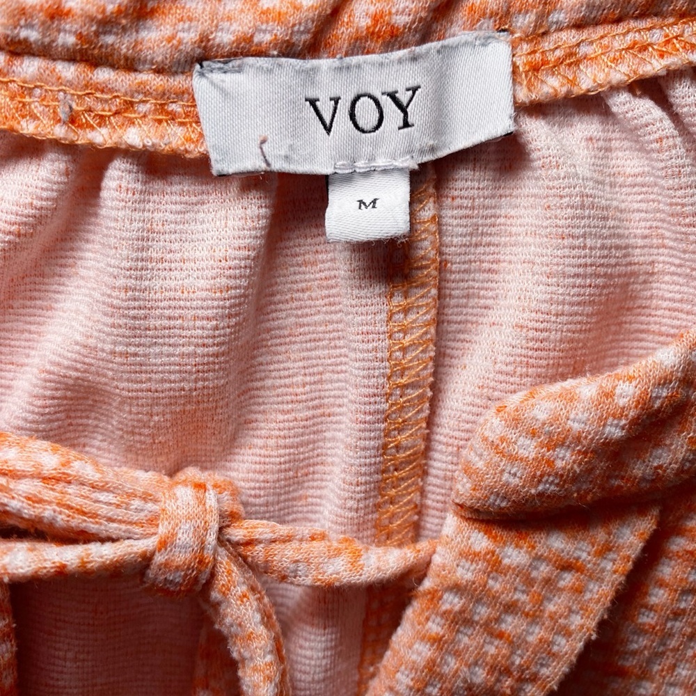 Voy Embroidered Peach Midi Dress - Picture 7 of 15